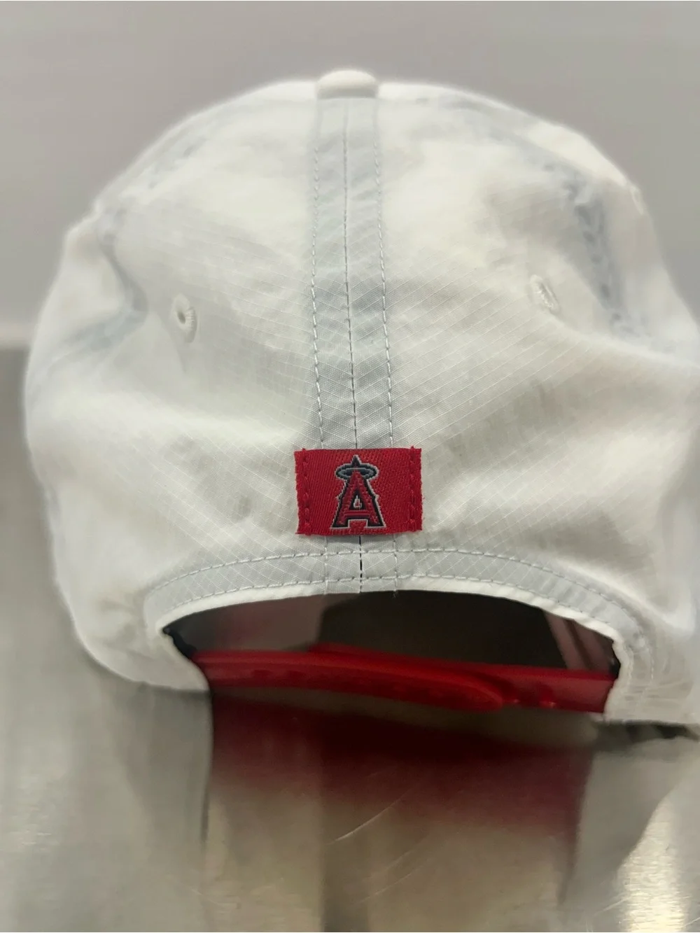 Los Angeles Men’s MLB Angels '47 White Chamberlain Hitch Adjustable Hat OSFA